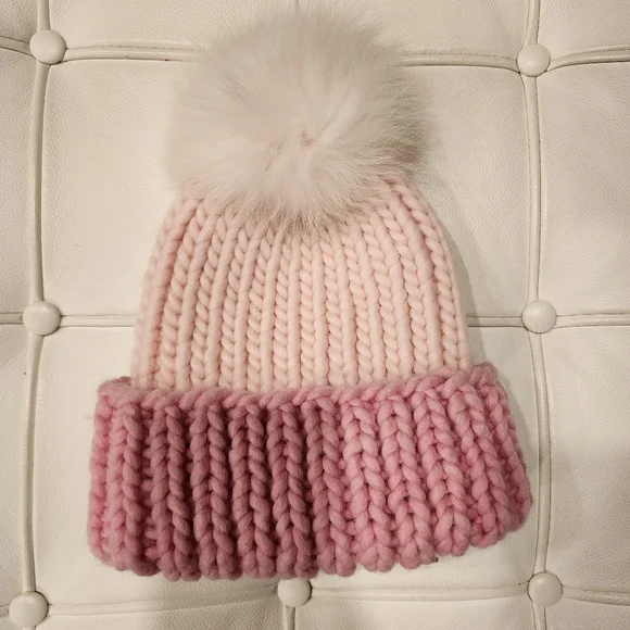 Eugenia Kim Pink PomPom Hat